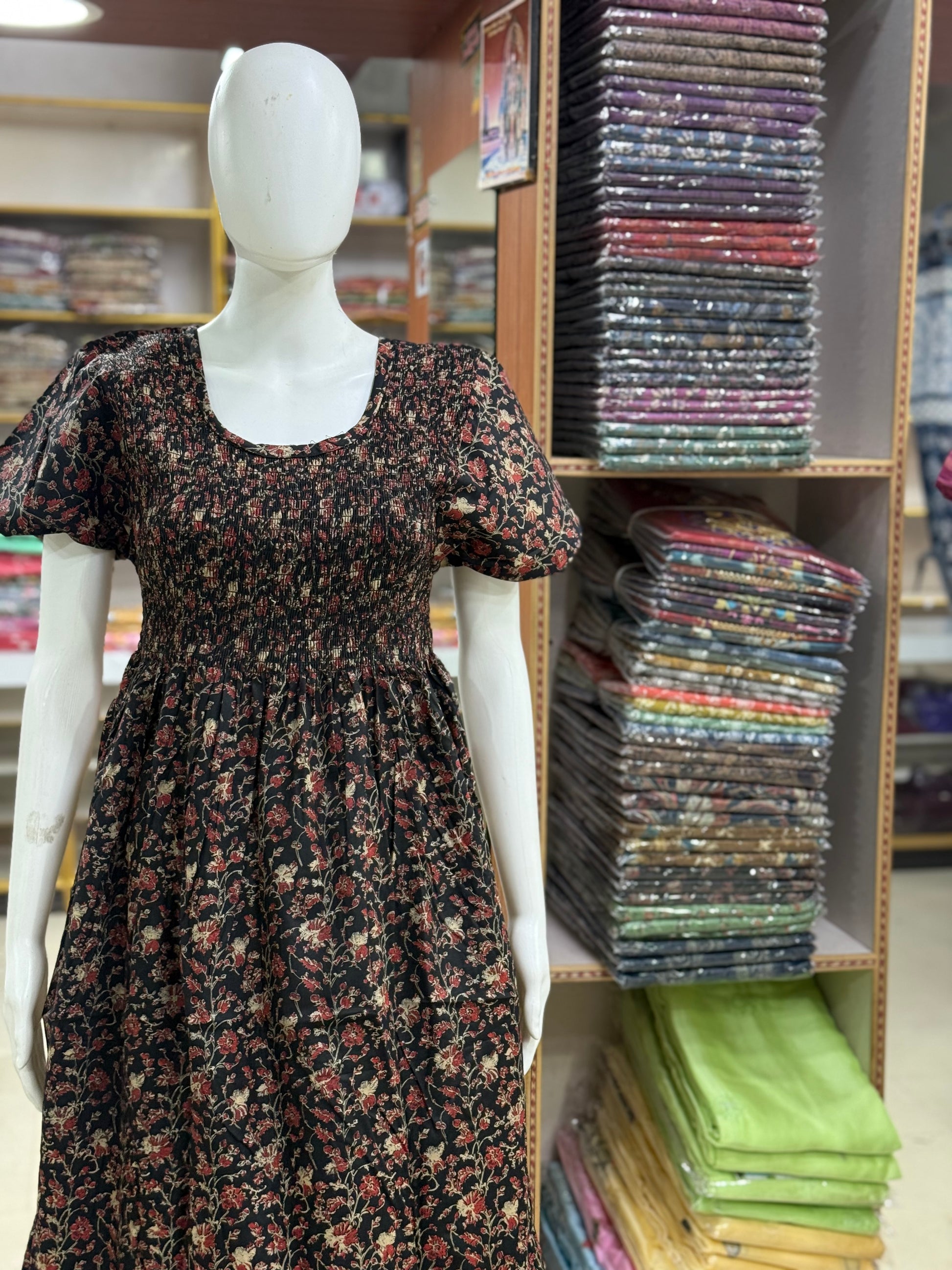 Smocking Nighty(XL,XXL)