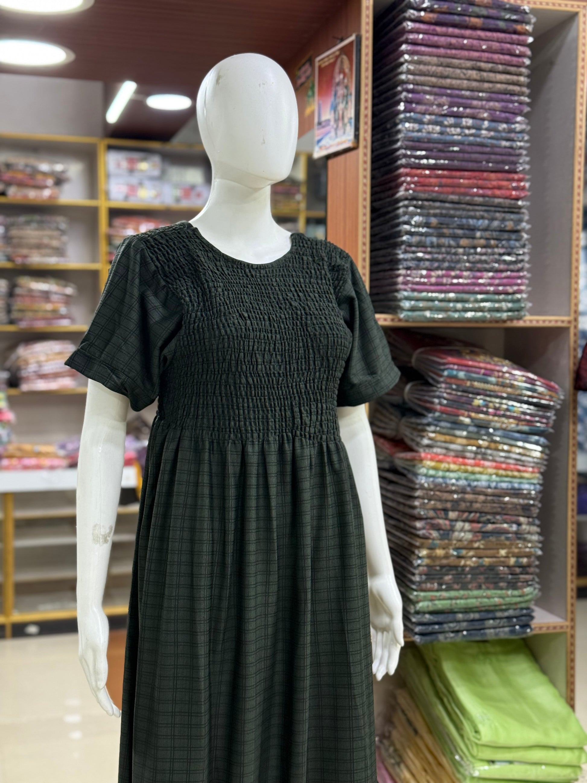 Smocking Nighty(XL,XXL)