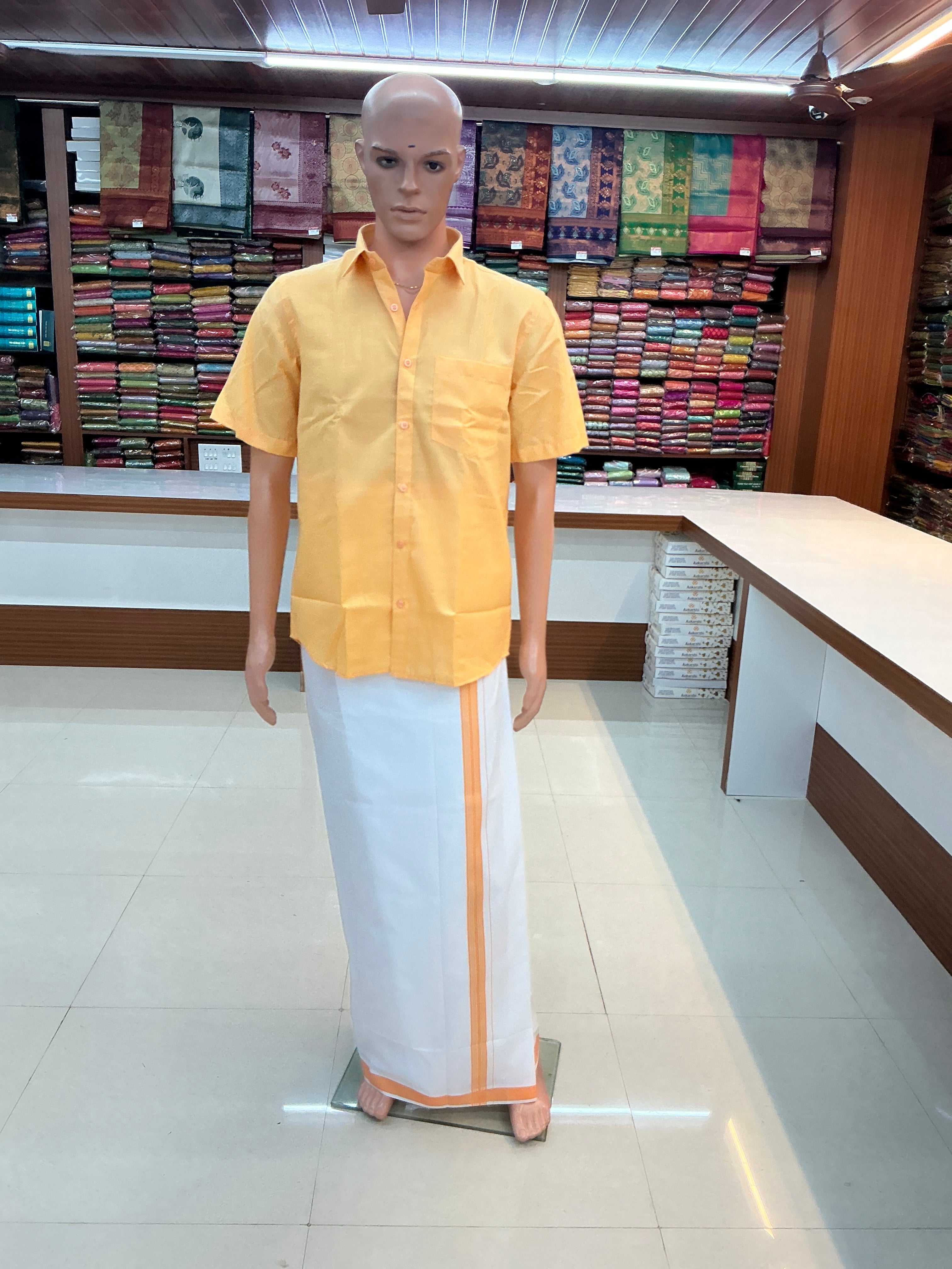 shirt + dhoti set