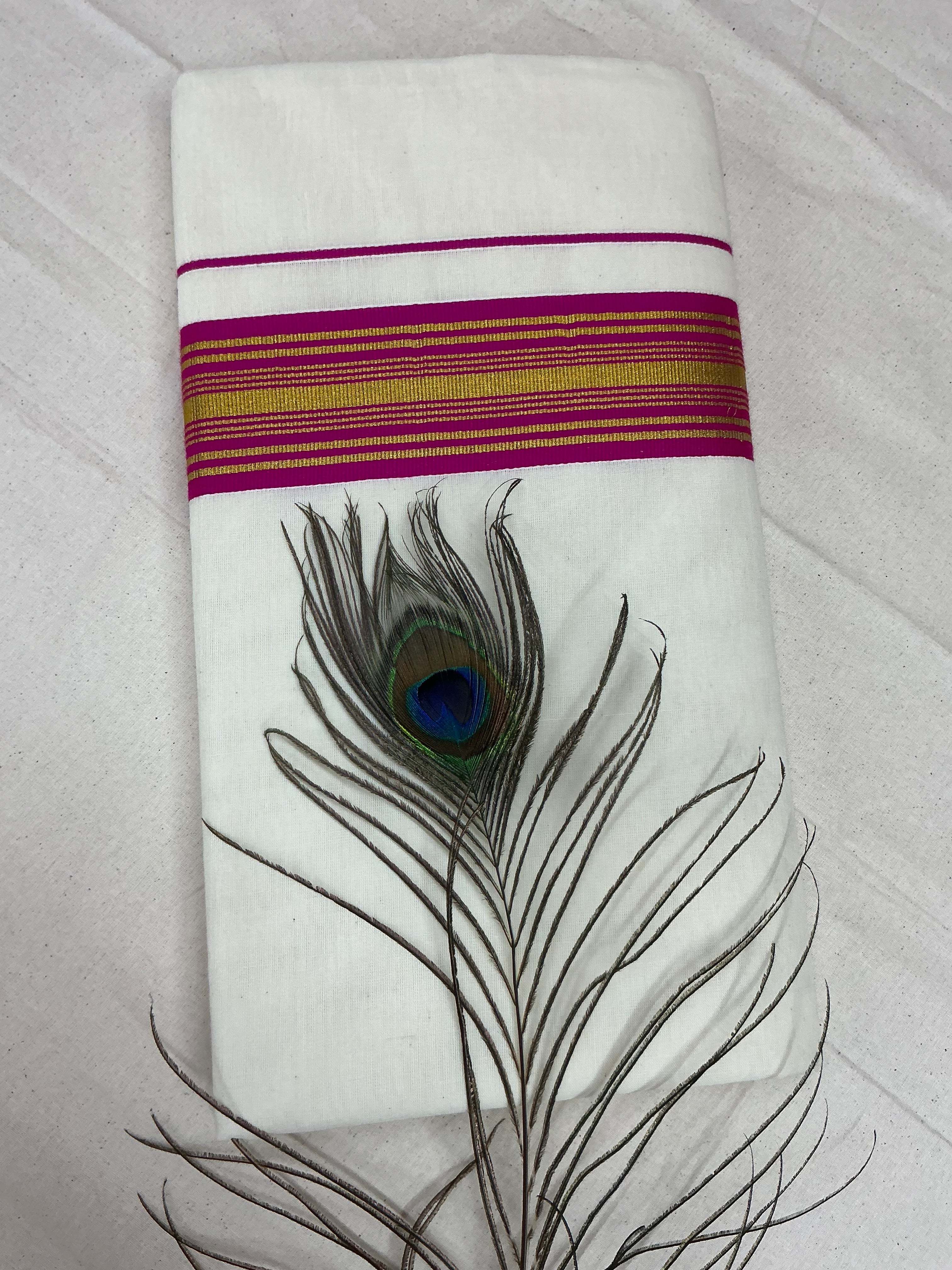 Kerala Traditional Cotton Saree