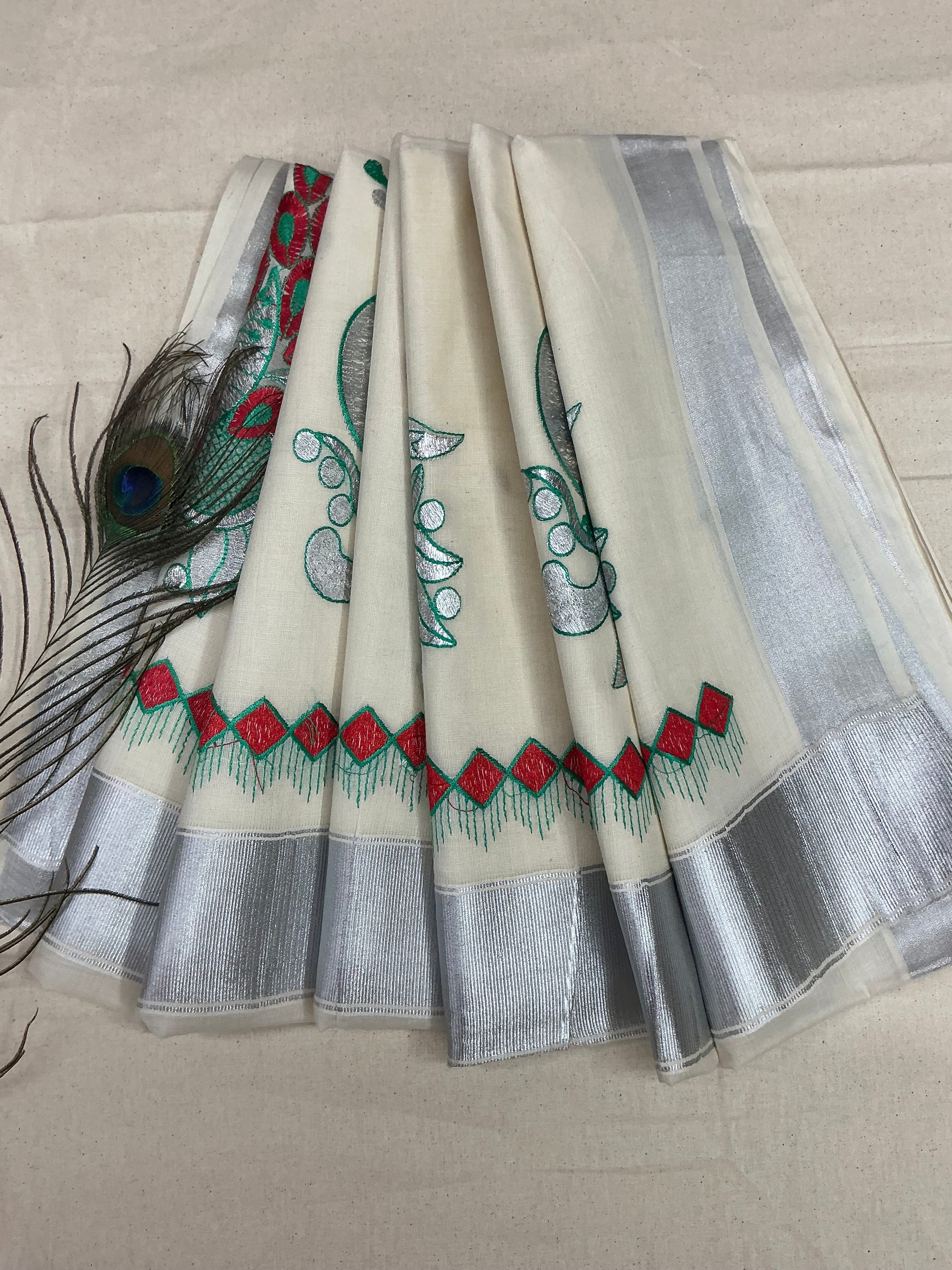 Kerala Treditional cotton Saree