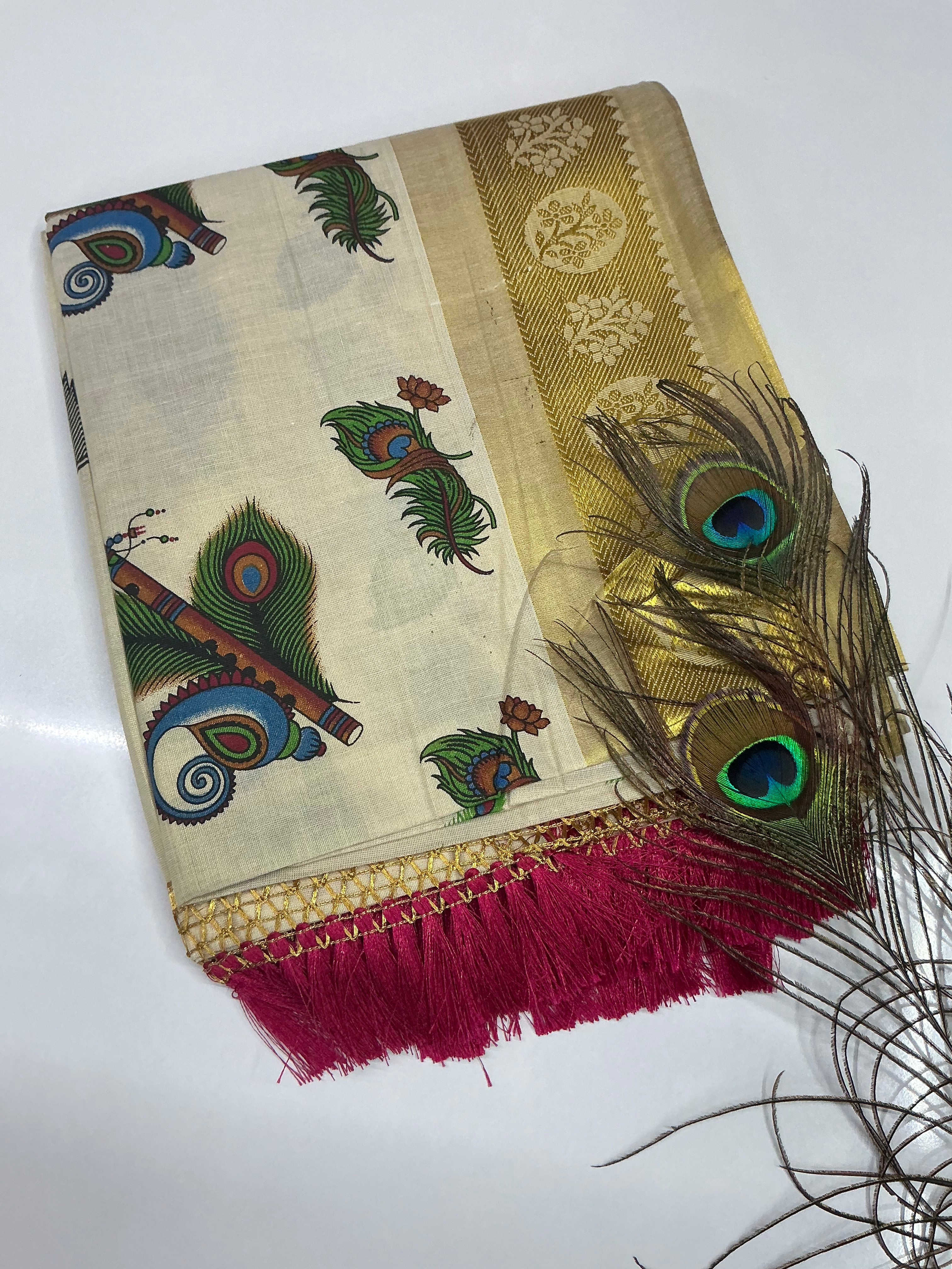Kerala Traditional Tissue saree