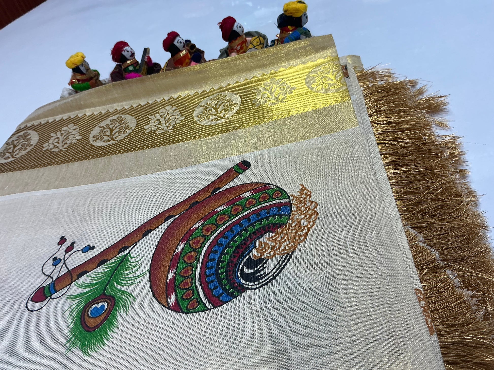 Kerala traditional Tissue saree