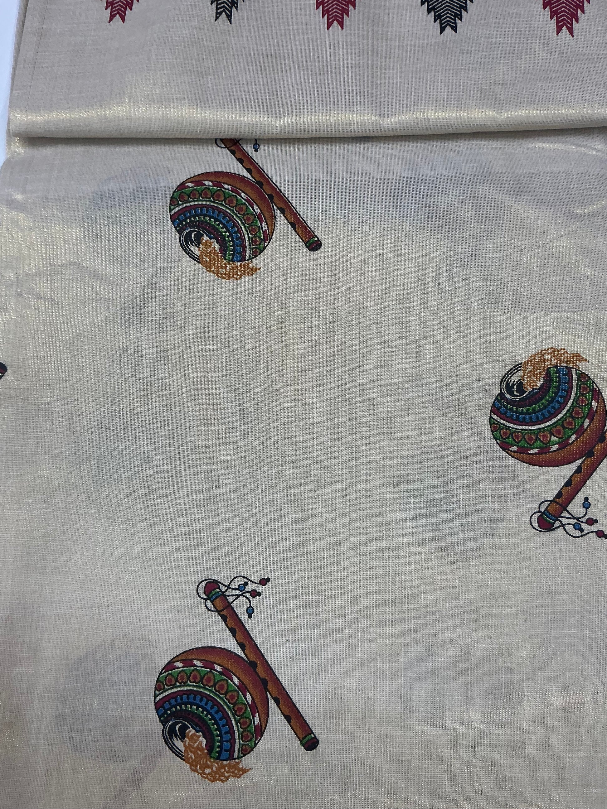 Kerala traditional Tissue saree