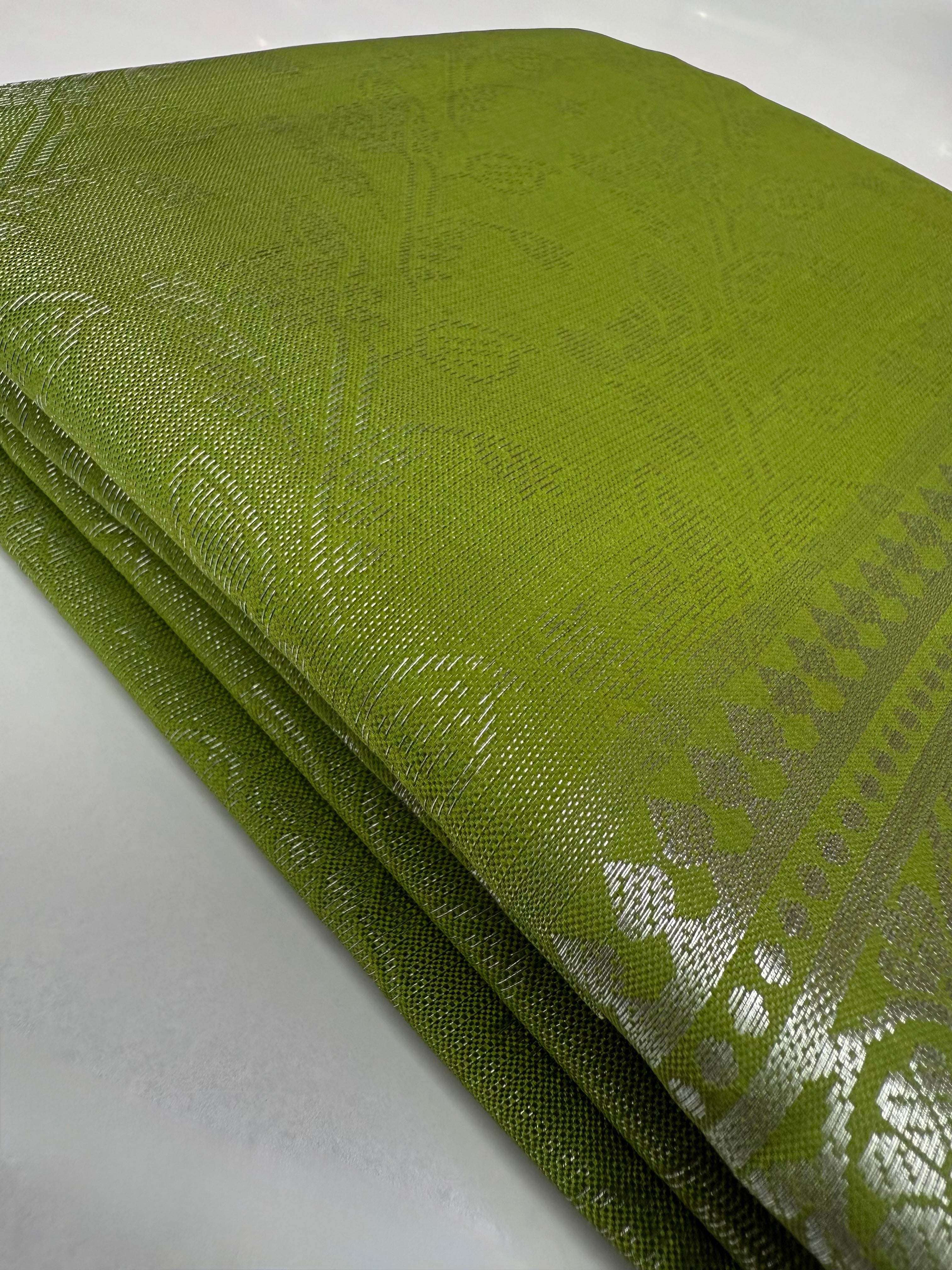 Jacquard Silver Zari Saree
