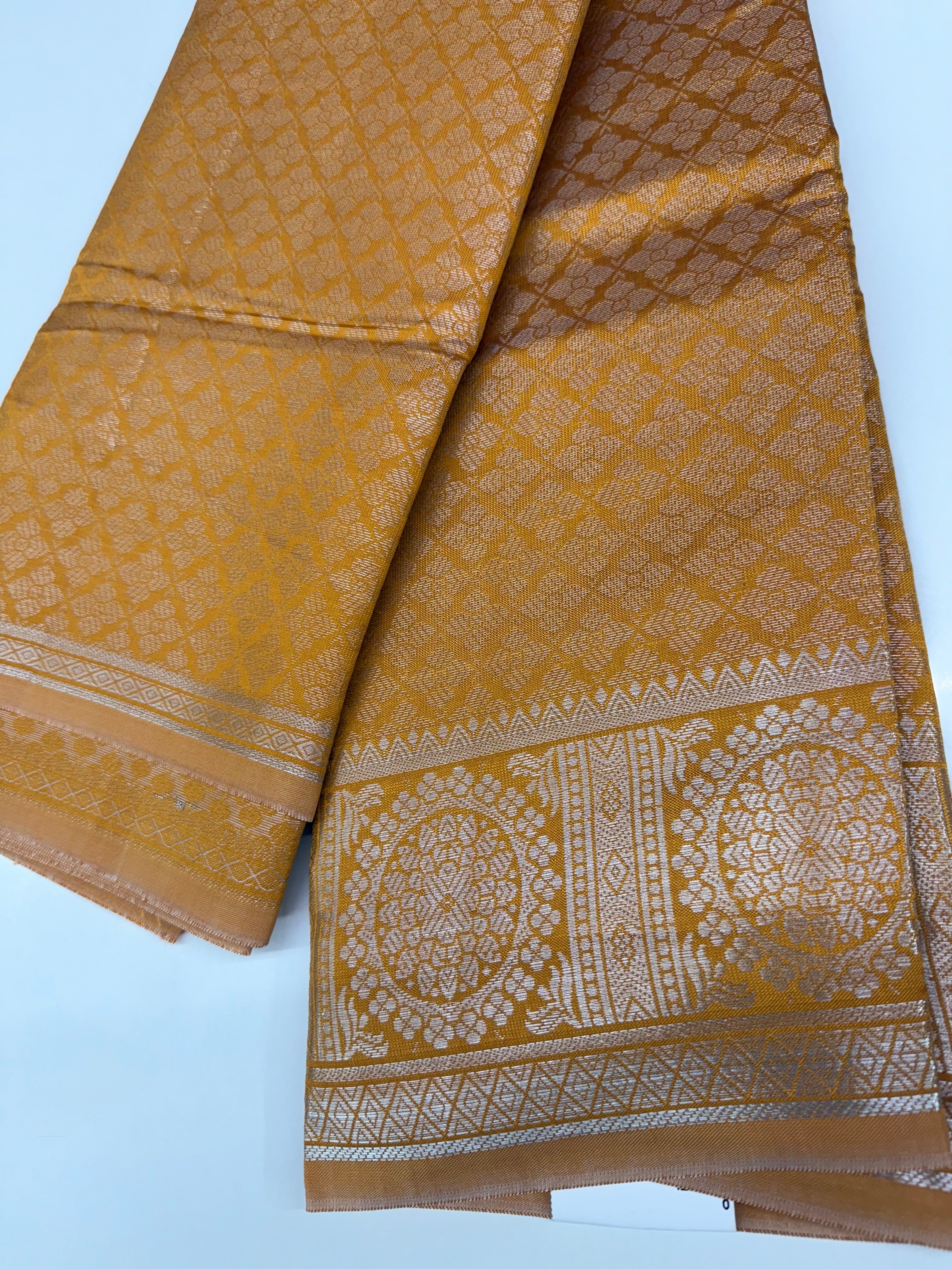Jacquard Silver Zari Saree
