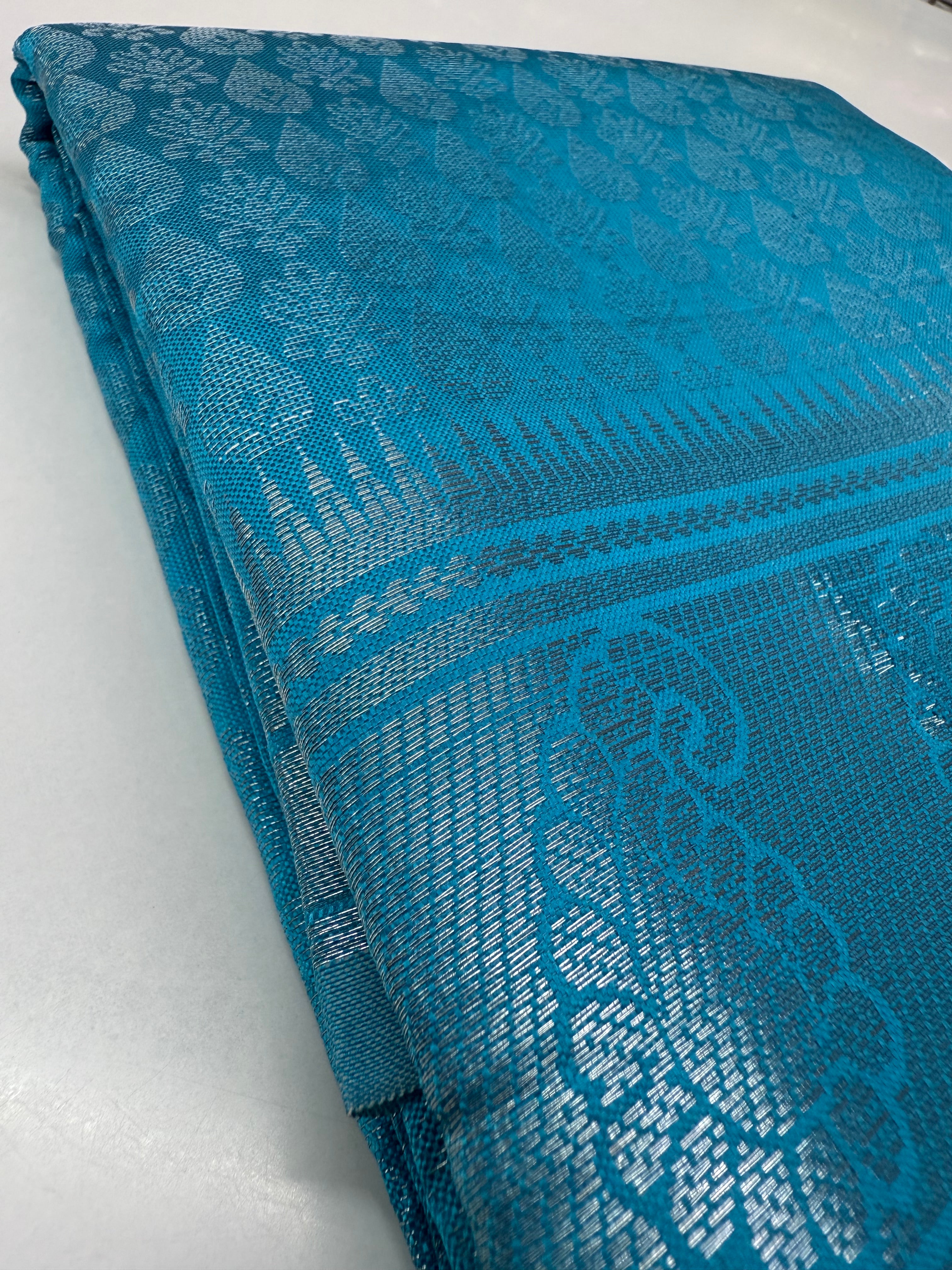 Jacquard Silver Zari Saree