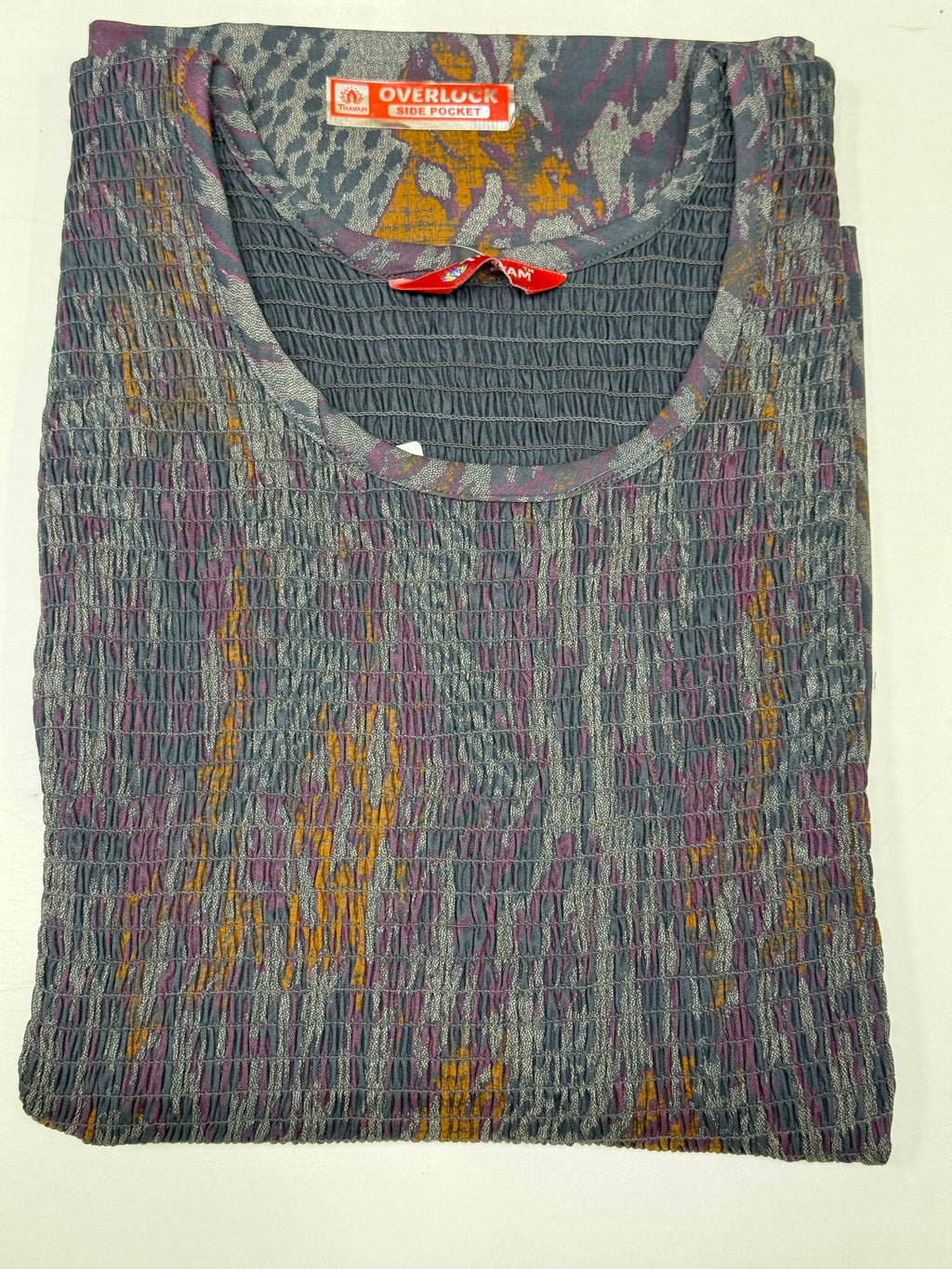 Smocking Nighty(XL,XXL)