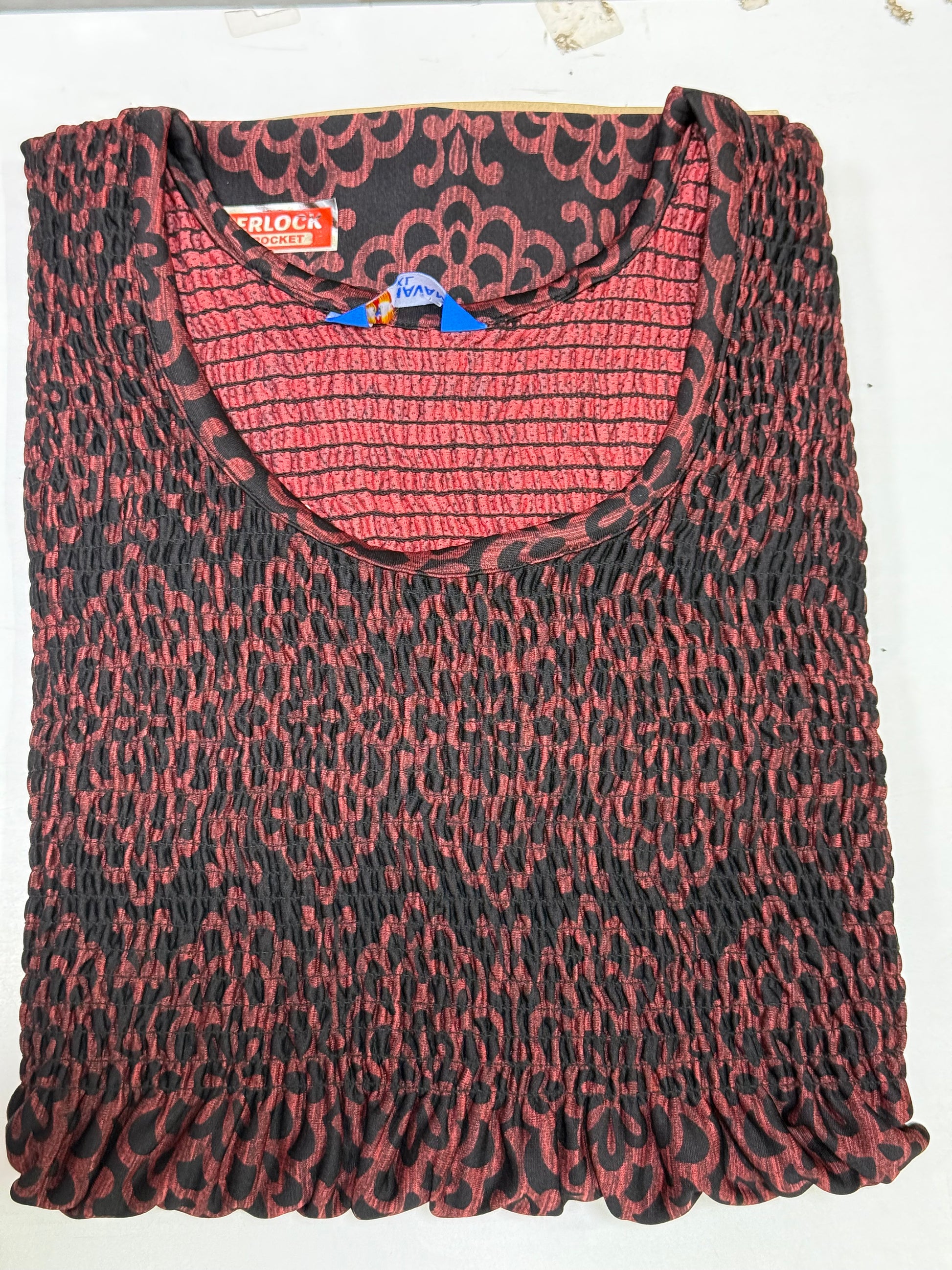Smocking Nighty(XL,XXL)