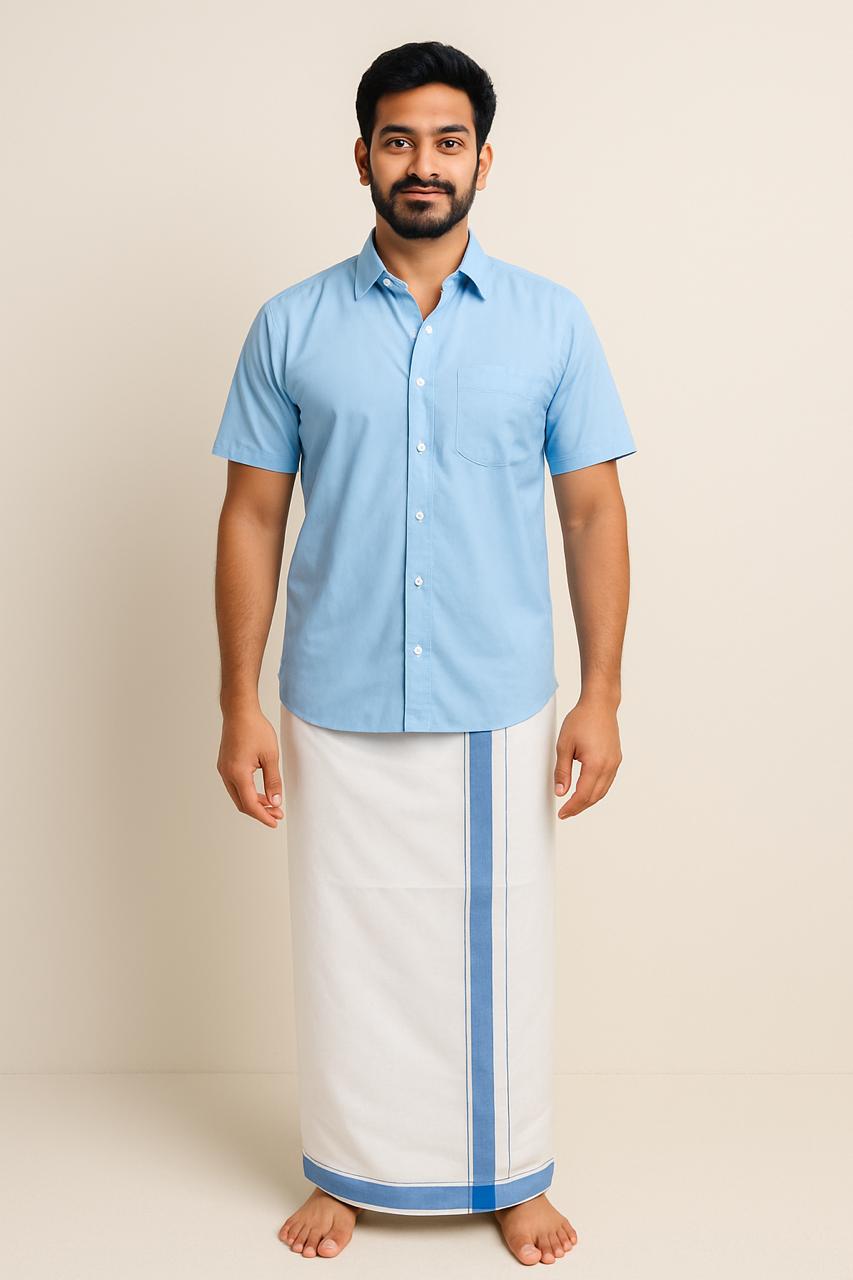 shirt + dhoti set